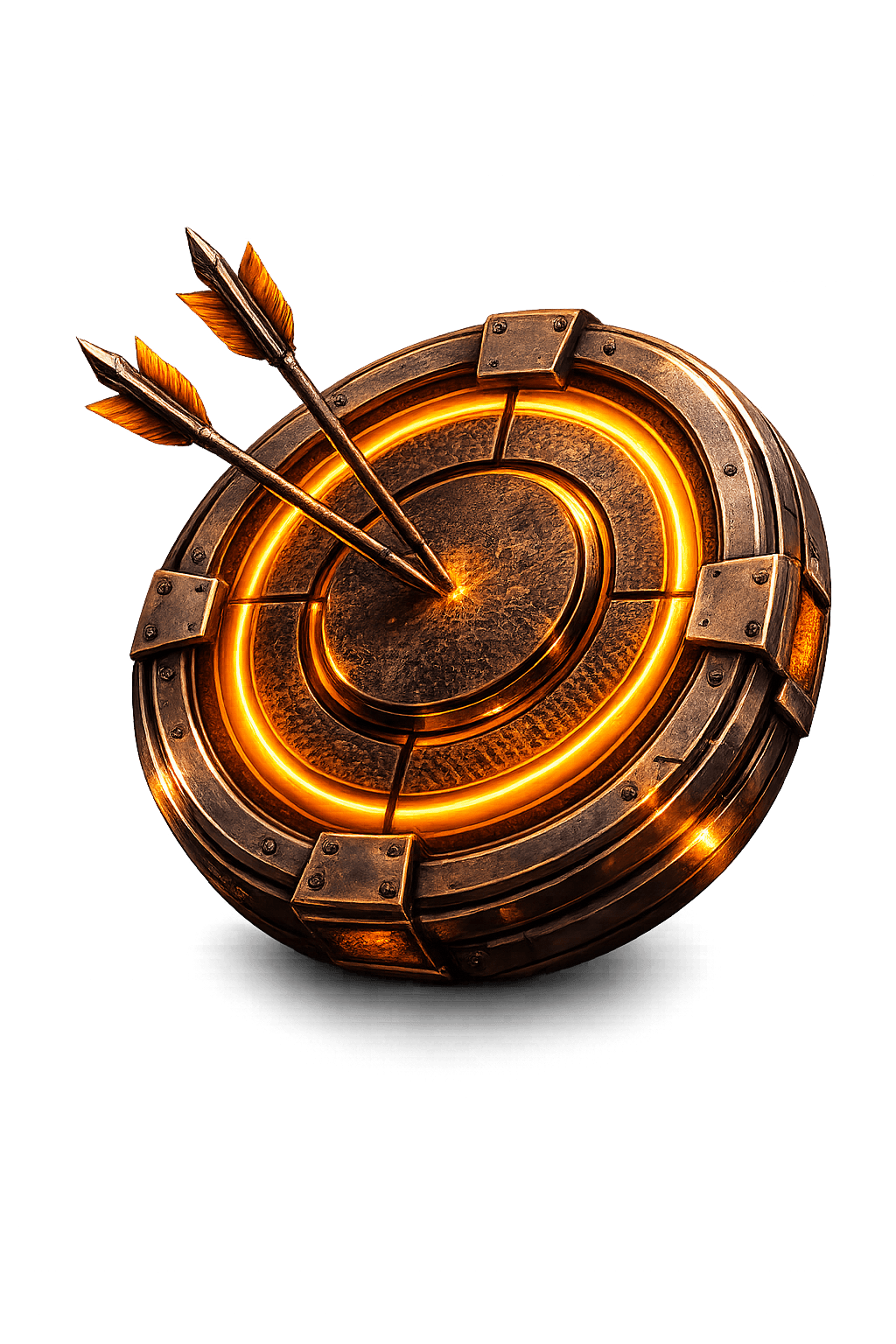 Ціль — стрілецька мішень зі стрілами